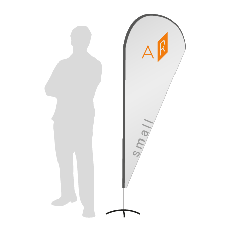 Beachflag Drop | Small (210 cm) | einseitig bedruckt