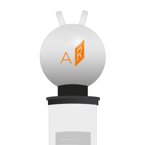 Aufblasbarer Hüpfball als Sonderproduktion