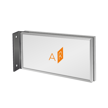 Fahnenschild | System Karlsruhe | 29,7 cm x 15 cm