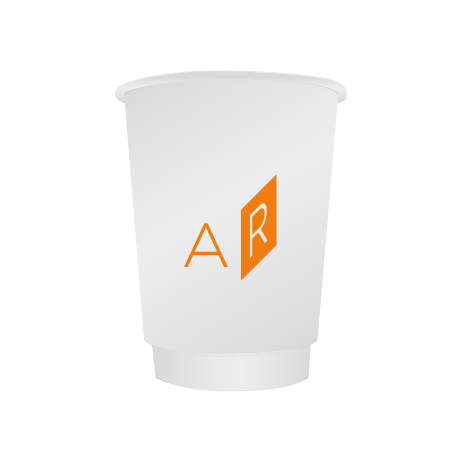 Pappbecher BIO | 200 ml doppelwandig | rundum bedruckt