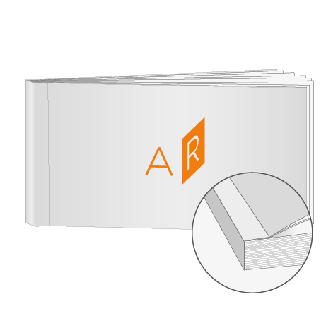 Broschüren Klebebindung DIN lang