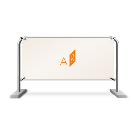 Absperrgitterbanner | B 213 cm x H 75 cm | einseitig bedruckt