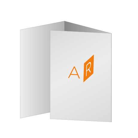 Faltblatt Wickelfalz 6-Seiter | DIN lang 10,0 cm x 21,0 cm hoch | beidseitig bedruckt