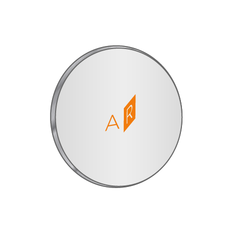 Textilspannrahmen für Wandmontage | D 70 cm | einseitig bedruckt