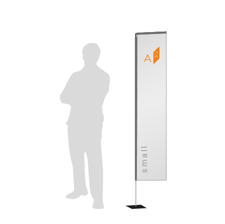 Beachflag Rechteck | Small (200 cm) | einseitig bedruckt