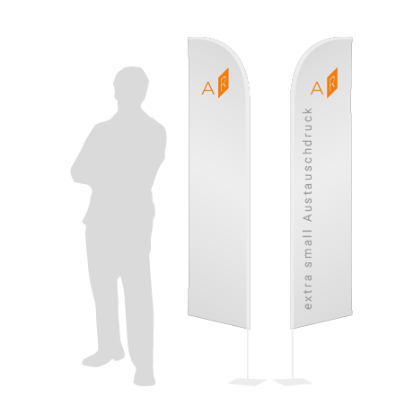 Beachflag Wind Austauschdruck | Extra Small (215 cm) | beidseitig bedruckt