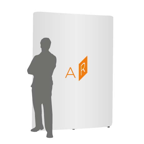 Pop-Up Faltwand | 2 x 3 Felder gerade | einseitig bedruckt