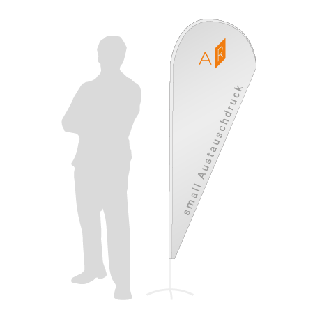 Beachflag Drop Austauschdruck | Small (210 cm) | einseitig bedruckt