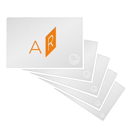 partieller UV-Lack einseitig