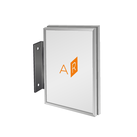 Fahnenschild | System Karlsruhe | DIN A4 hoch