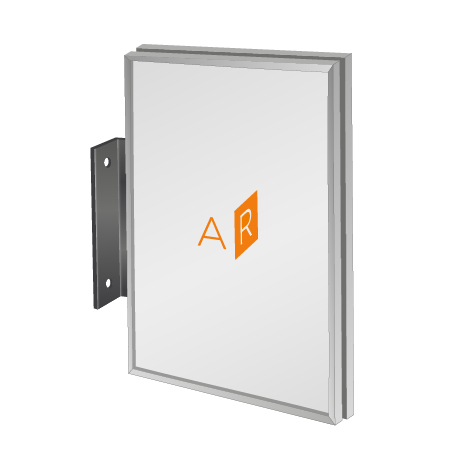 Fahnenschild | System Karlsruhe | DIN A3 hoch