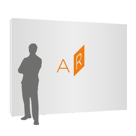 Textilfaltwand | 4 x 3 Felder gerade | einseitig bedruckt