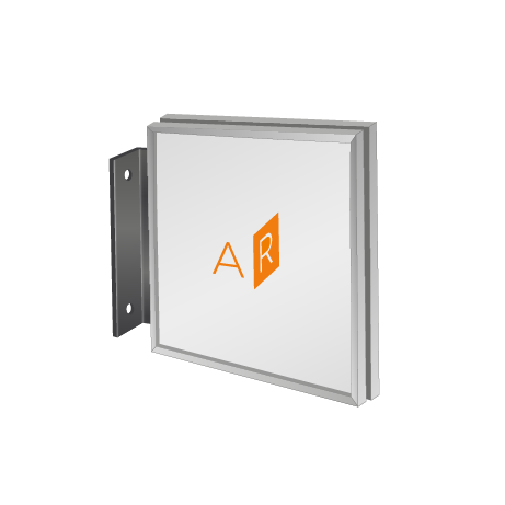 Fahnenschild | System Karlsruhe | 21 cm x 21 cm